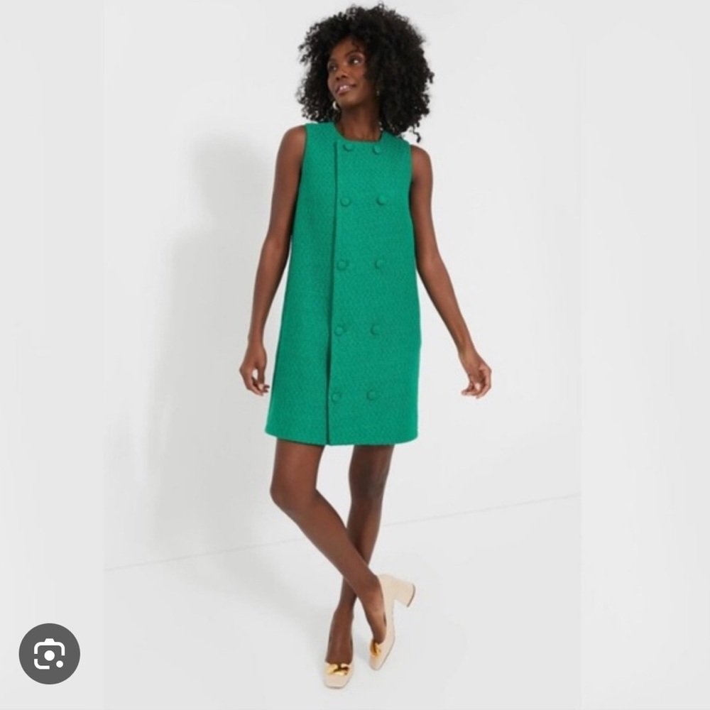 Tuckernuck Pomander Place Green Sleeveless Dress